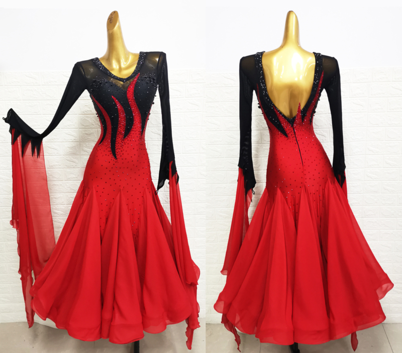 B0004 ballroom dance dress