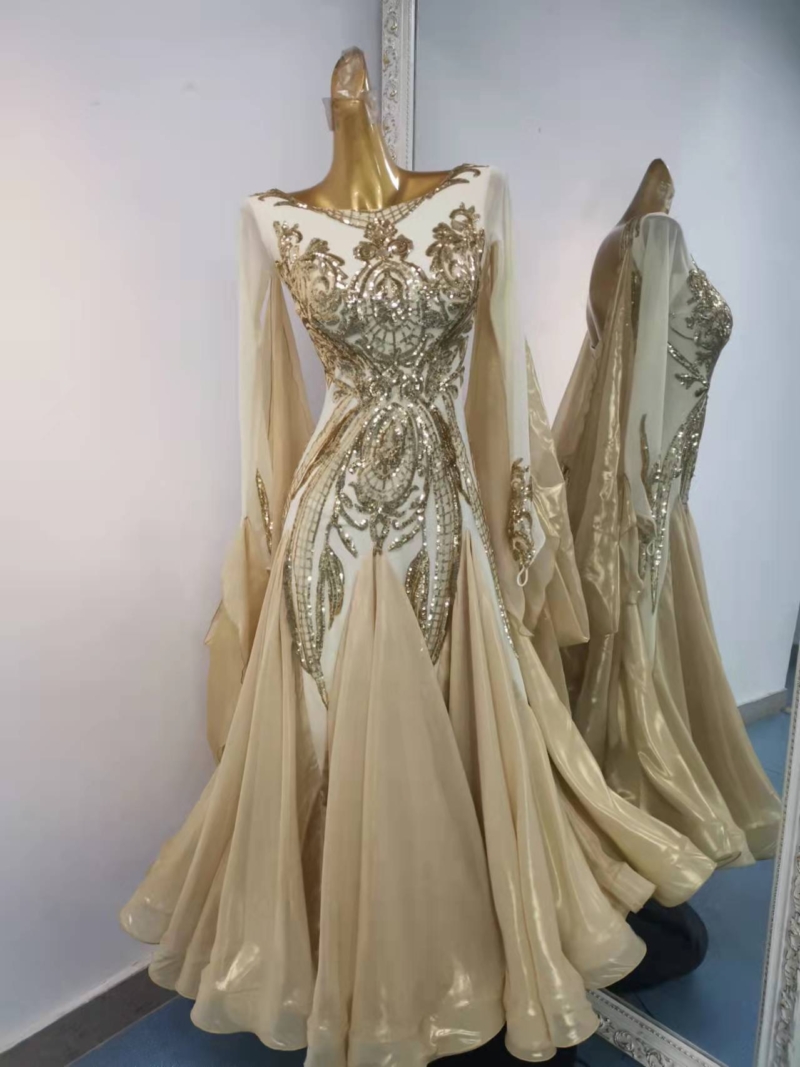 B0051-front Ballroom and Smooth Dance Dress