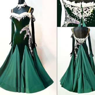 Dance Dress with Appliques
