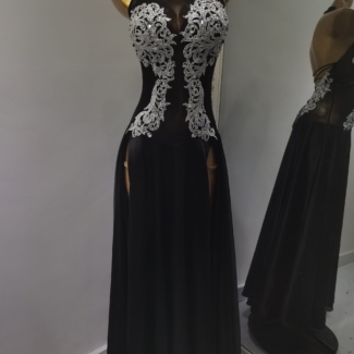 Black Smooth Dance Dress