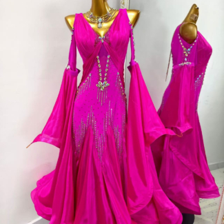 Dance Dress with Bell Sleeves