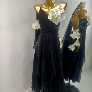 Black Smooth Dance Dress