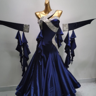 Ballroom and Smooth Dance Dress with Optional Floats