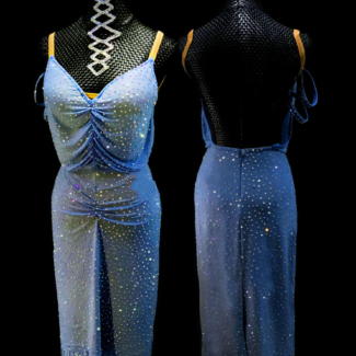 Dance Dress with Stoned Skirt