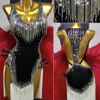 Black Latin Dance Dress