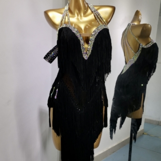 dance dress with fringe