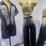 men’s Latin dance shirt